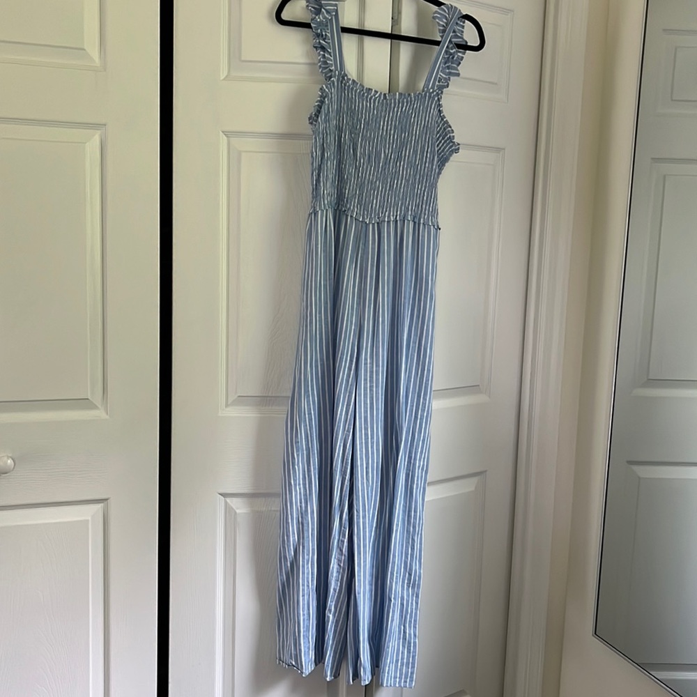 H&M ruffle sleeveless jumpsuit